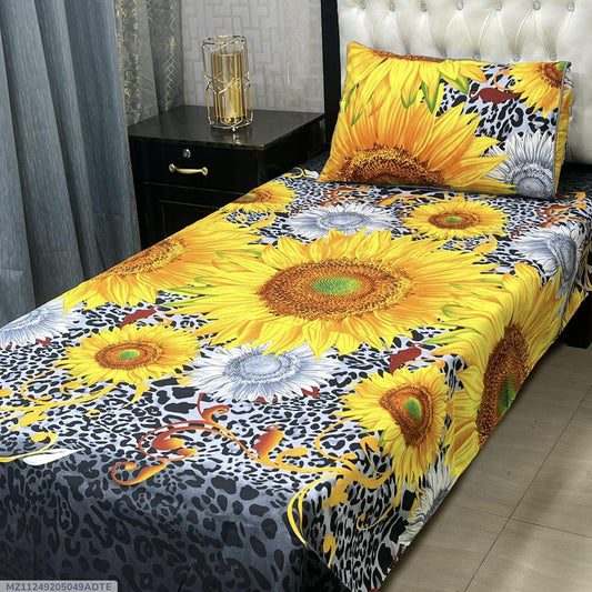 Pcs crystal cotton printed signal bedsheet