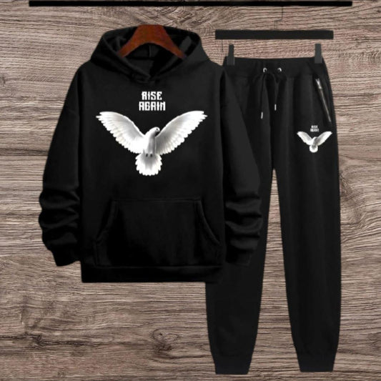 Men's Fleece Graphic Sublimation Hoodie Track Suit - 2 Pcs Set 300 in stock